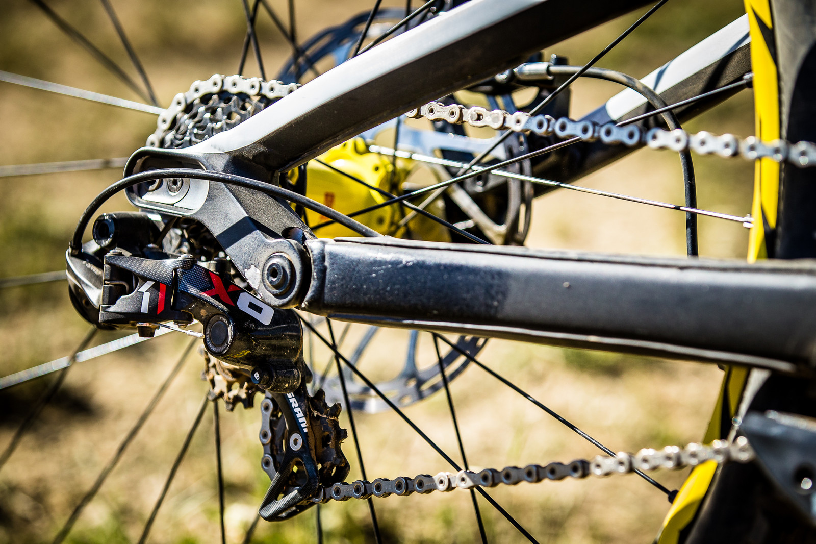 SRAM X0 DH Drivetrain WINNING BIKE Troy Brosnan's Canyon Sender