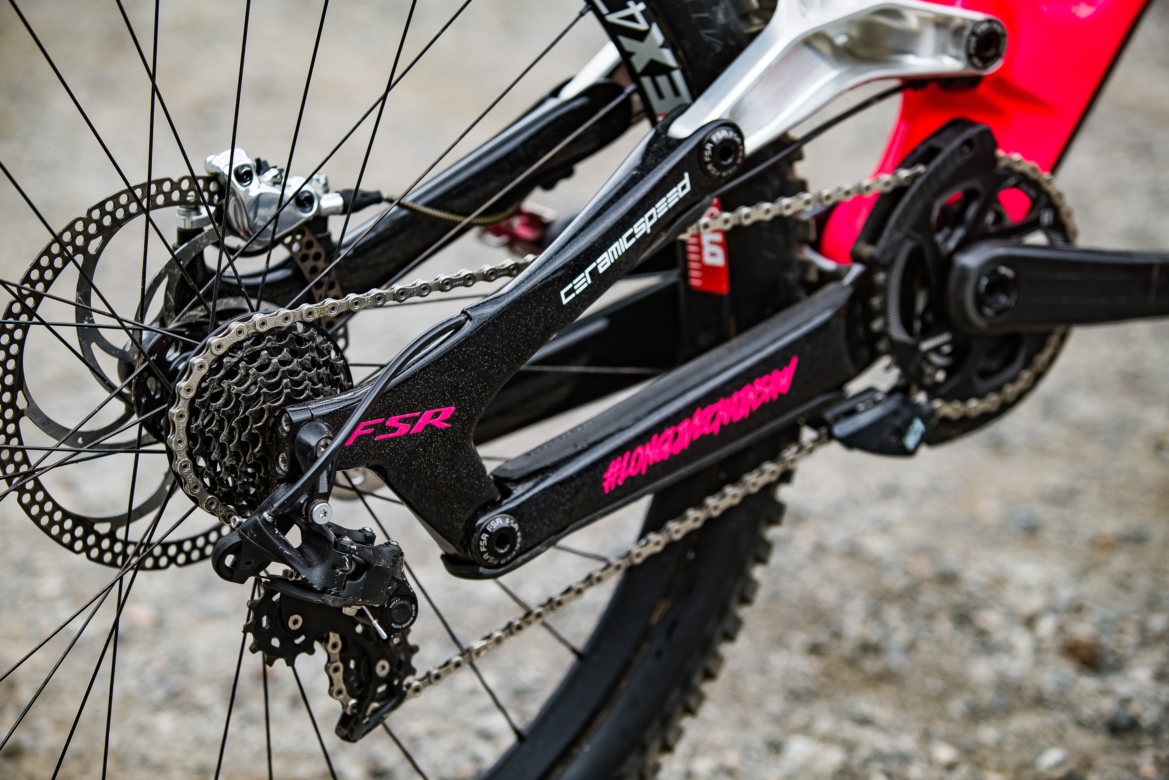 SRAM X0 DH 7speed Drivetrain WINNING BIKE Finn Iles' Specialized S