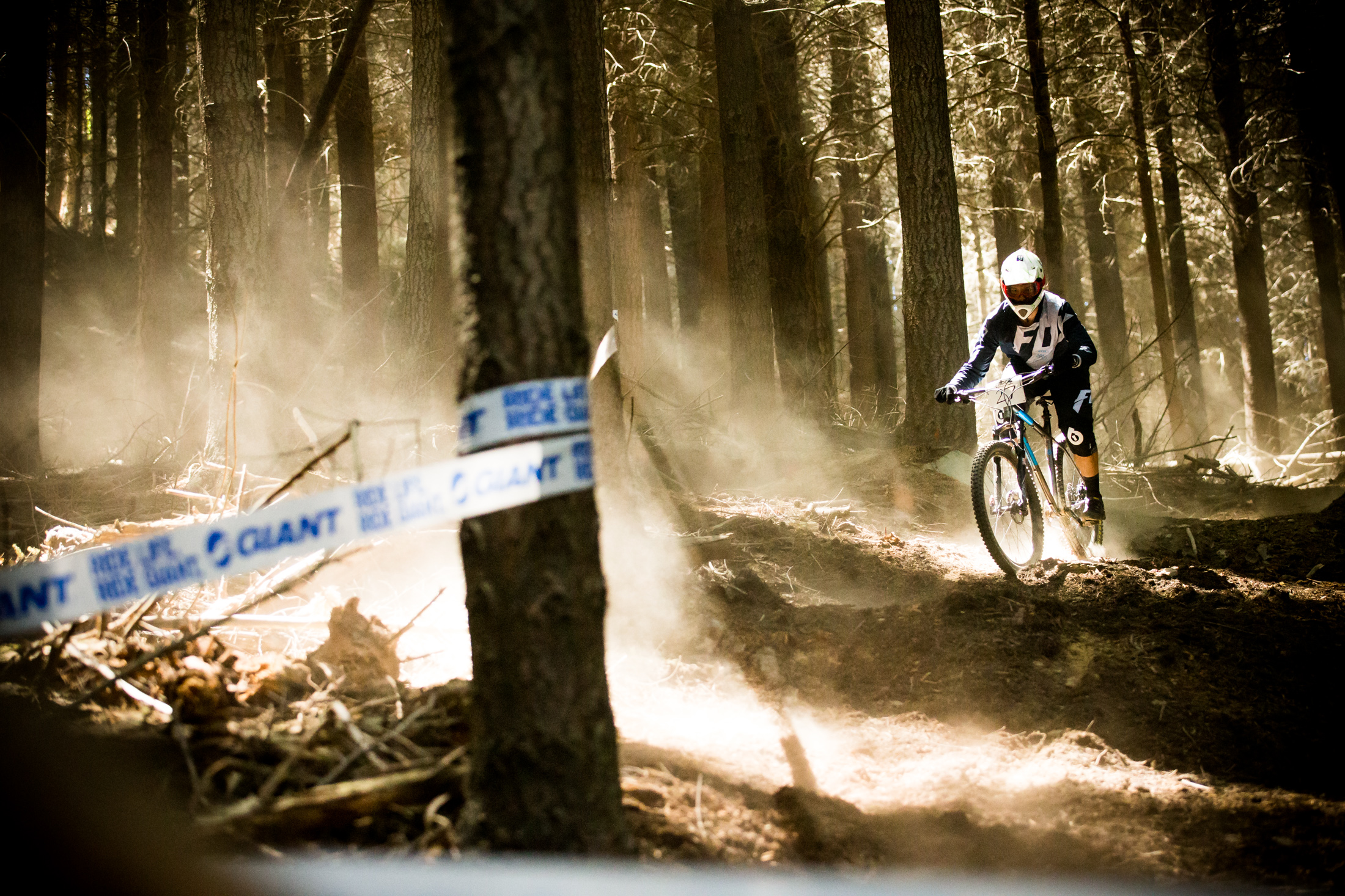 Pete Smoothing Out the Rough Homegrown NZ Downhill Vertigo Bikes