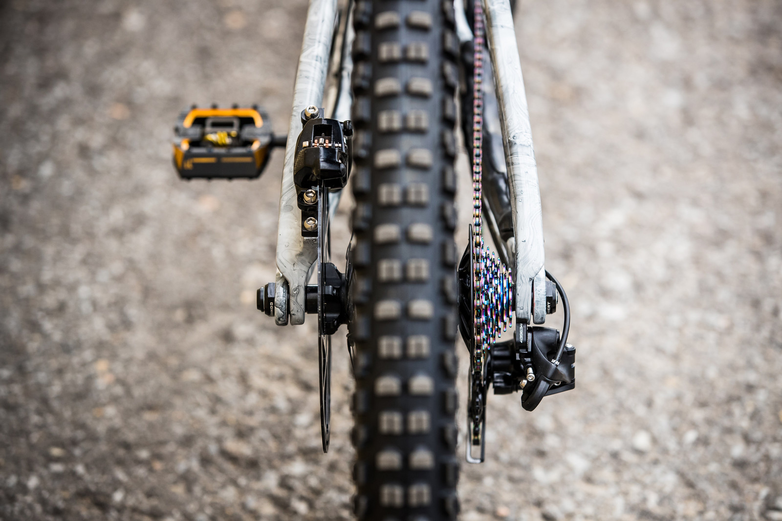 SRAM X01 DH drivetrain Charlie Harrison's Trek Session World Champs