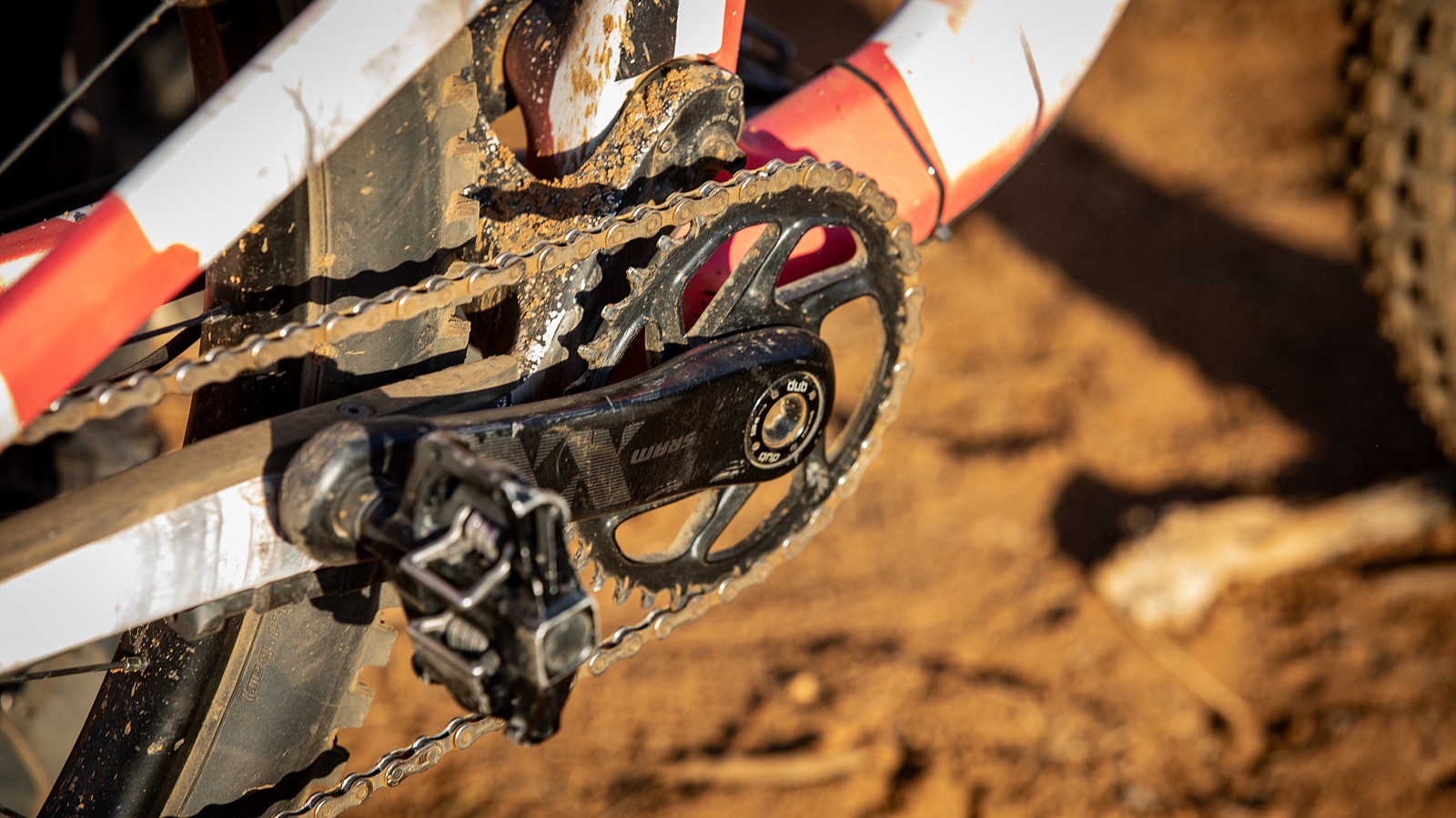 SRAM Cranks Pro Bike Braydon Bringhurst's Canyon Spectral Slalom Bike Mountain Biking