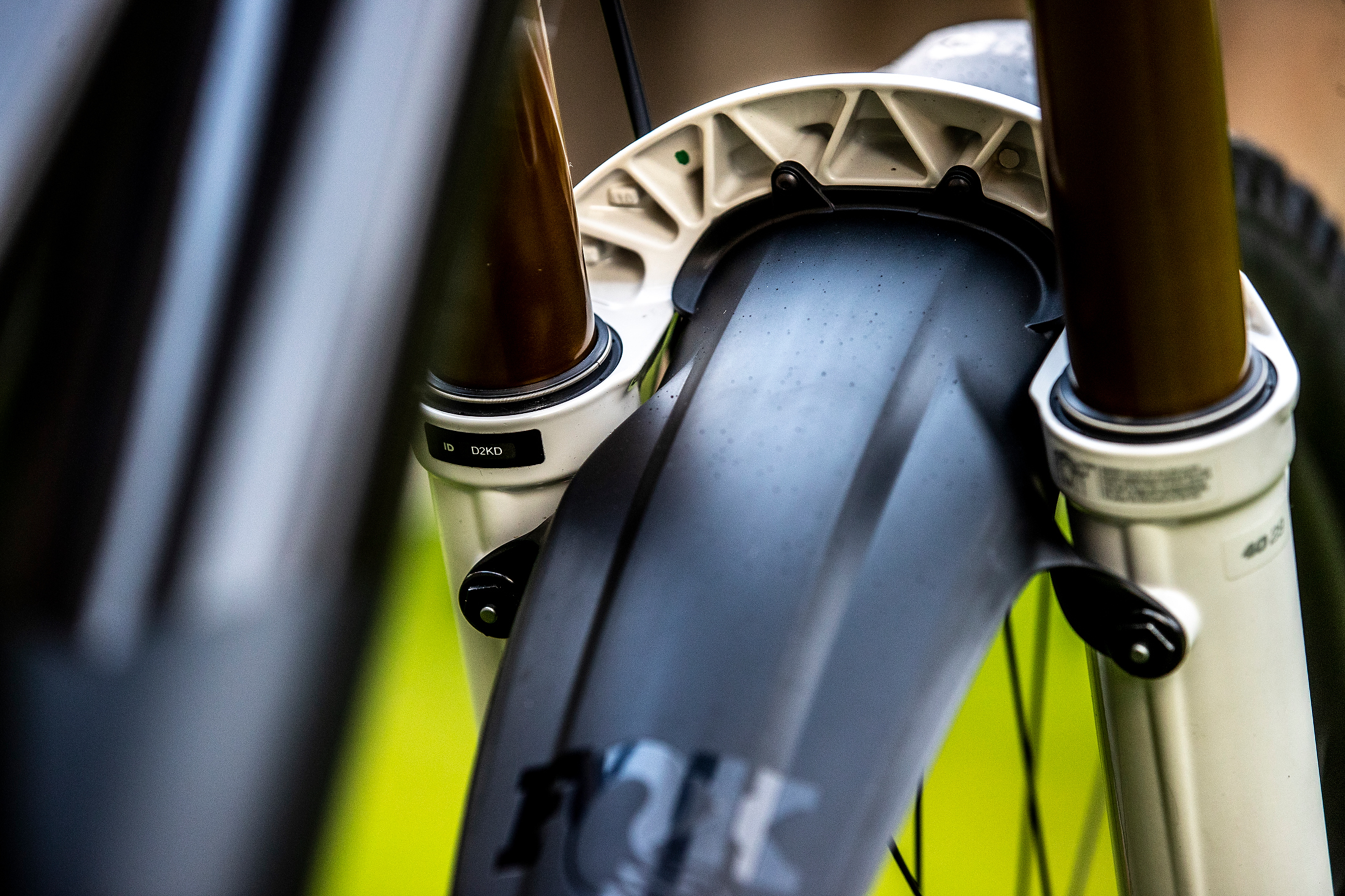 Fox 40 Fender - WORLD CHAMPS BIKE - Greg Minnaar's Santa Cruz V10