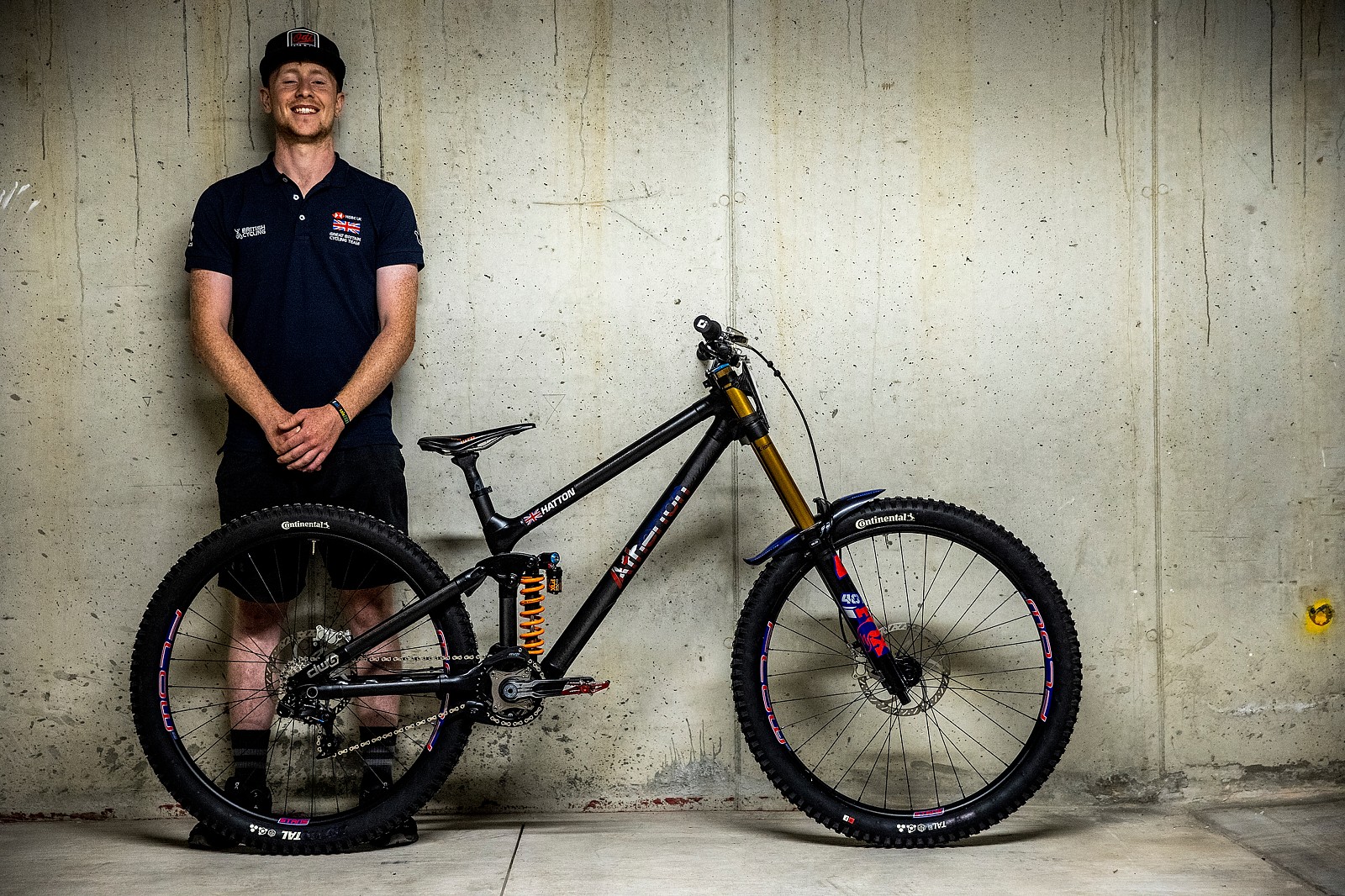 Charlie Hatton and his Atherton at the Val di Sole World Champs WORLD