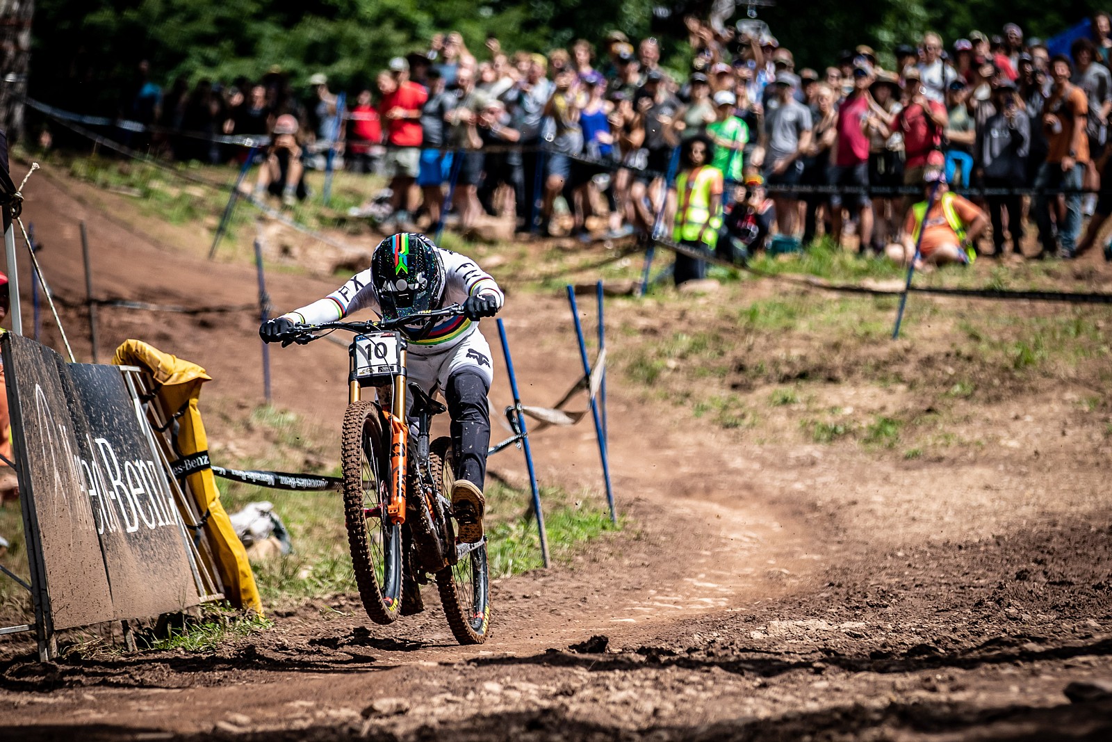 Greg Minnaar PHOTO BLAST Snowshoe World Cup Downhill Race Day