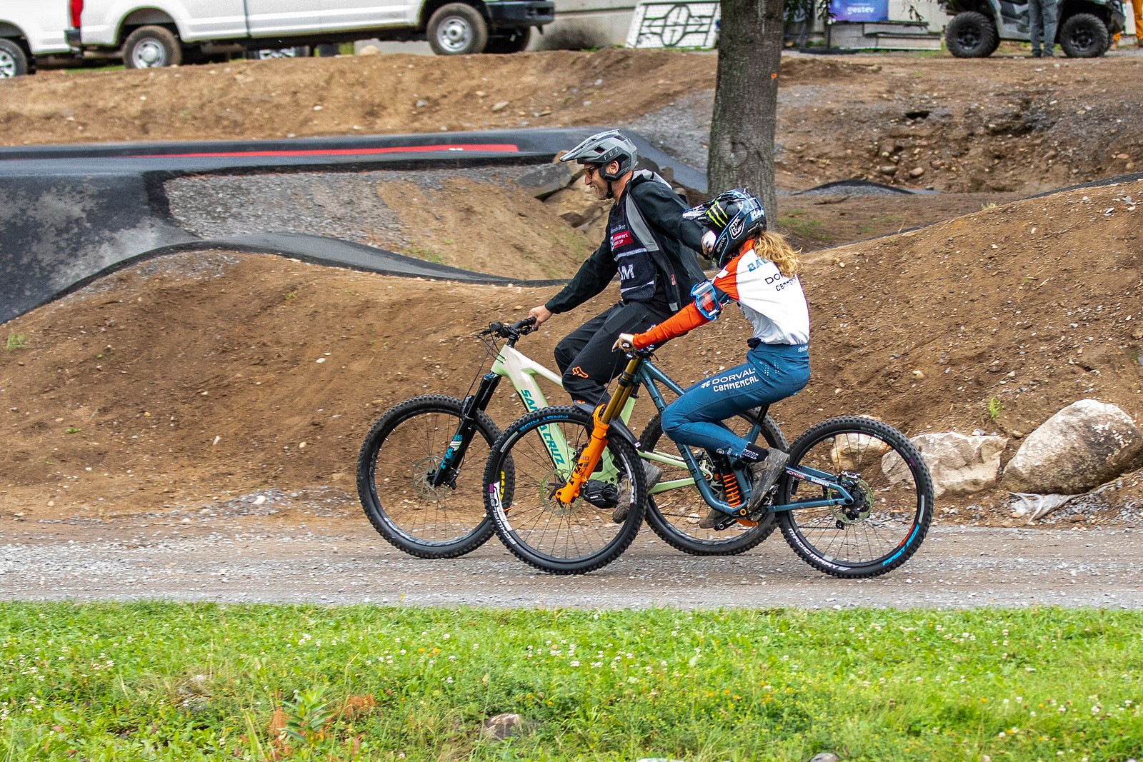 Unfortunately Camille Balanche was injured today throwing a monkey