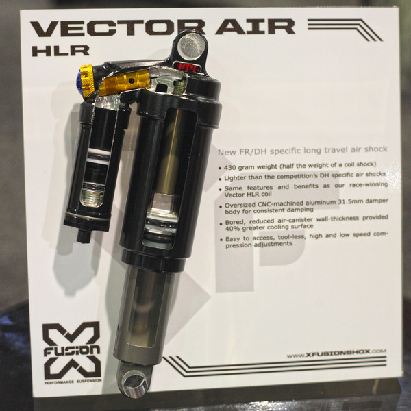 X-Fusion Vector HLR Air Shock details - Interbike: X-Fusion Shox 