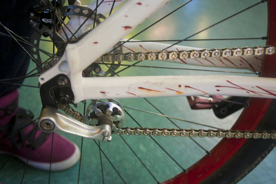 Surly chain tensioner Aaron Chase Bike Check Mountain Biking