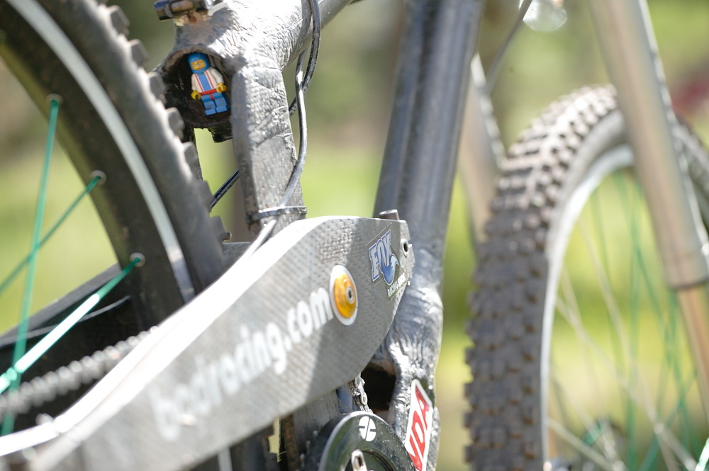Lego Man BCD's Carbon 29er Downhill Bike from 2007 Mountain Biking