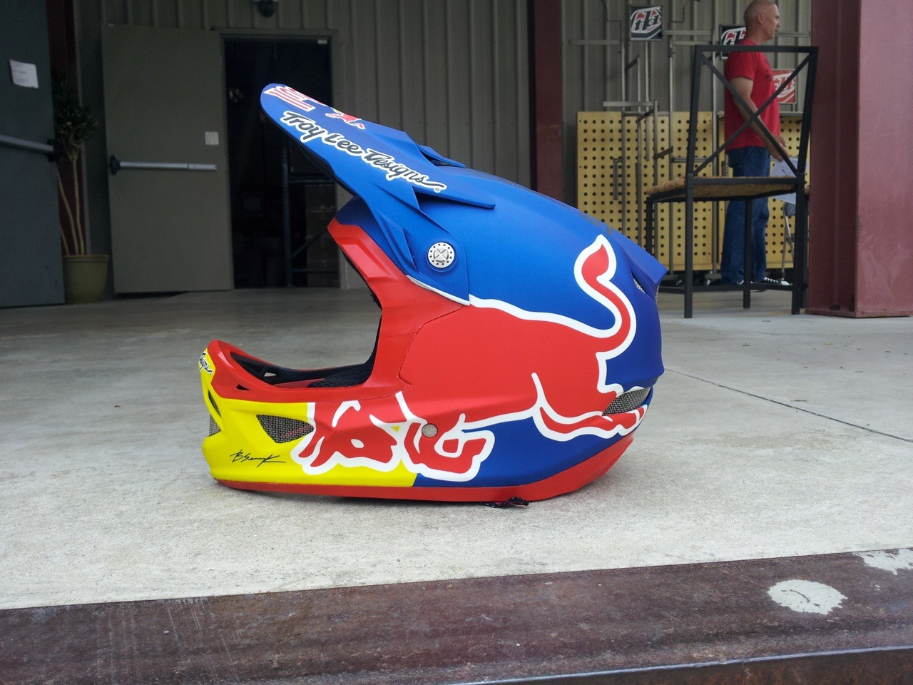 Red Bull Mountain Bike Helmet For Sale