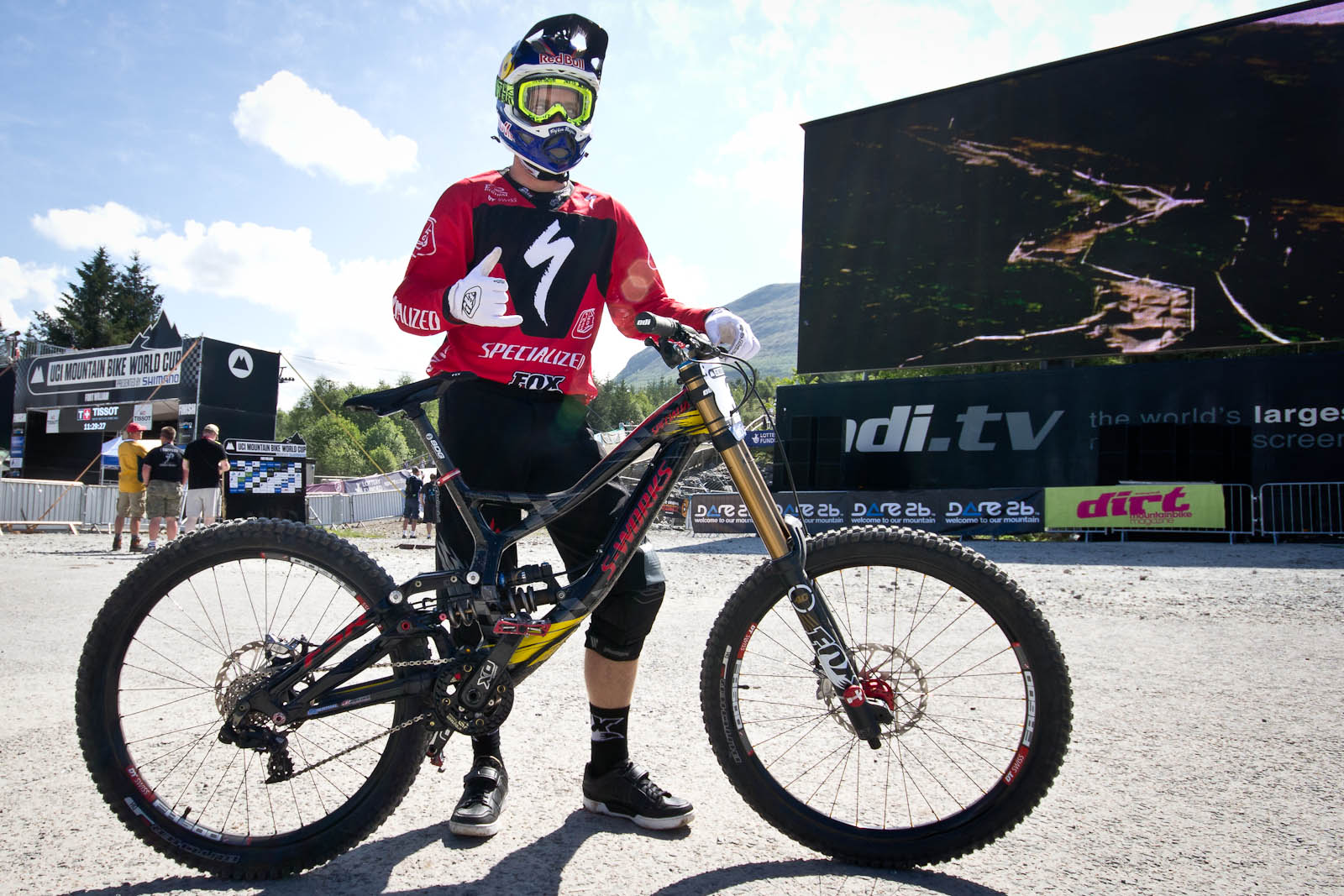 Drag Racing Helmets >> Aaron Gwin's Specialized TLD Demo 8 Carbon - 24 Pro DH BIkes from Fort William World Cup ... Drag Racing Helmets >> Aaron Gwin's Specialized TLD Demo 8 Carbon - 24 Pro DH BIkes from Fort William World Cup ...