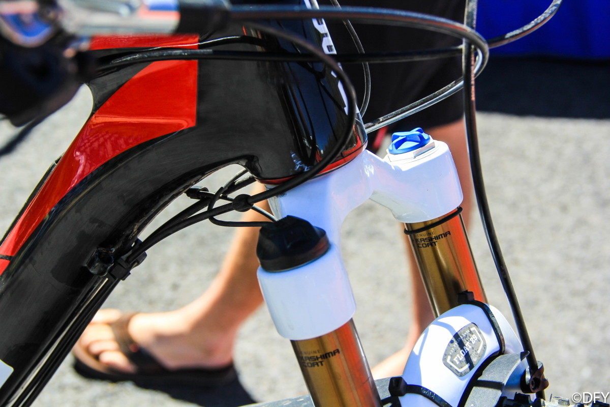 Aaron Bradford's BMC Four Stroke with Electric Fox ICD at Bend Oregon