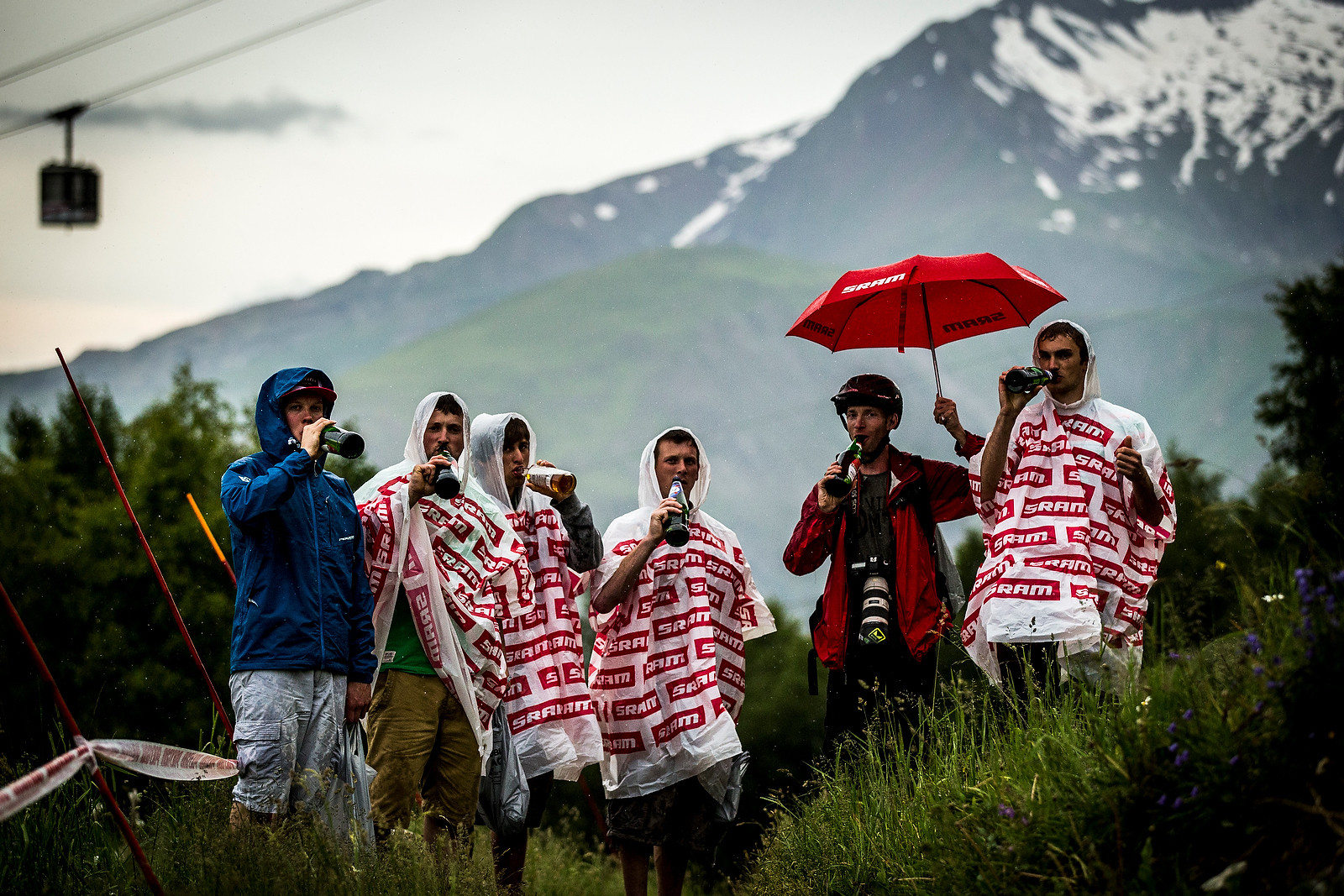 Rain at Crankworx L2A Air DH