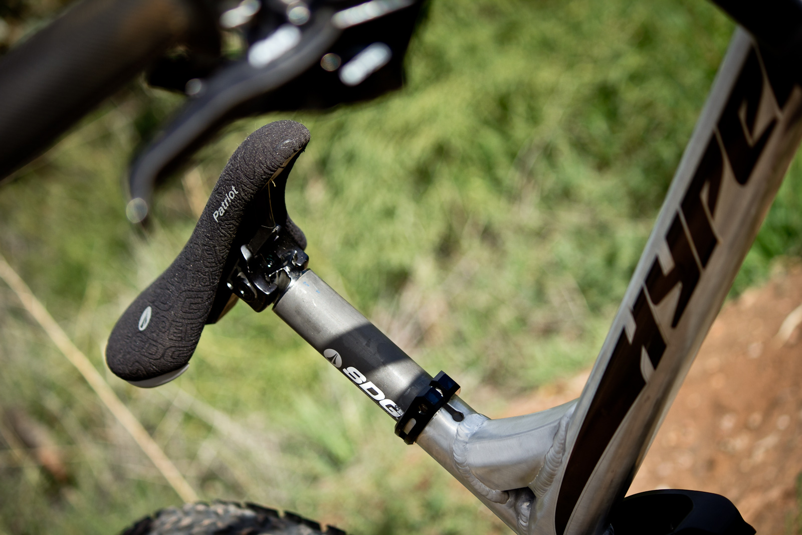 SDG IBeam Saddle and Carbon Post on ZInk's Rampage Bike Rampage Pro