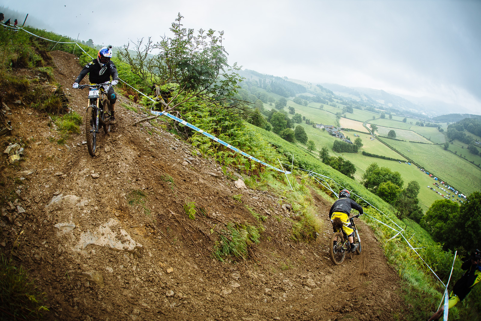 Gee Atherton and Marc Beaumont, BDS Llangollen Race Report BDS