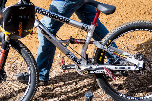 Greg Watts Prototype Mongoose Slopestyle Bike Pit Bits