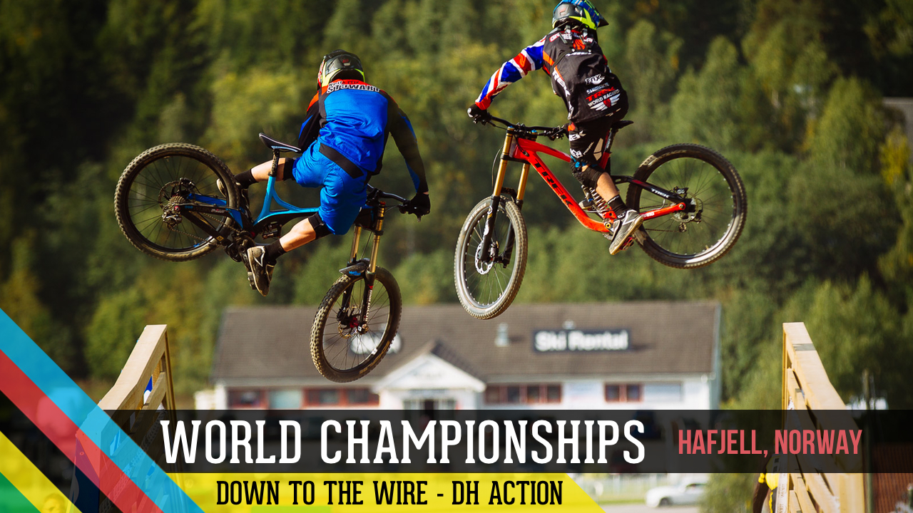 Down to the Wire! World Champs Downhill Timed Training Slideshow