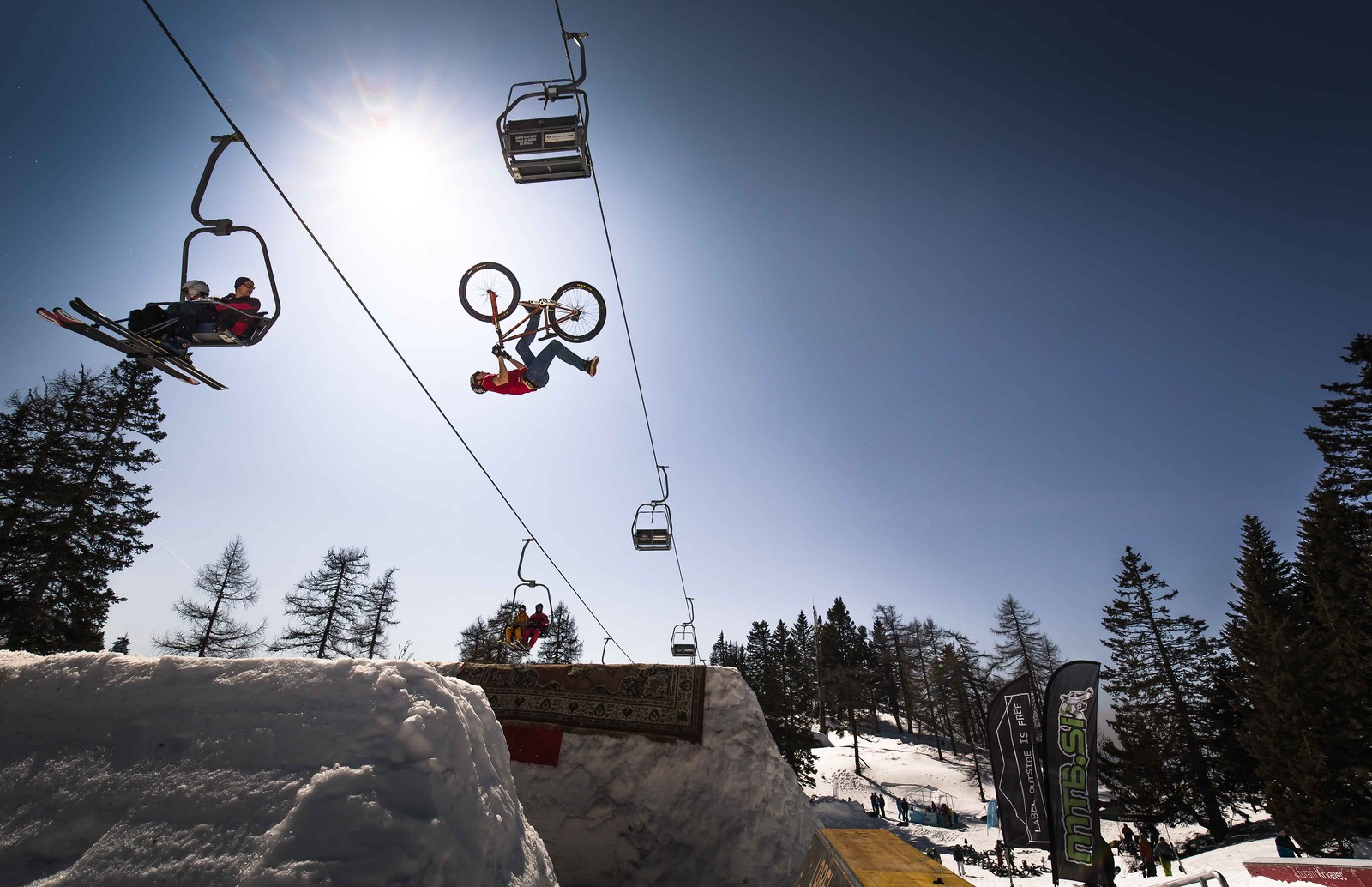 Strangers on the chairlift berto Mountain Biking Pictures Vital MTB