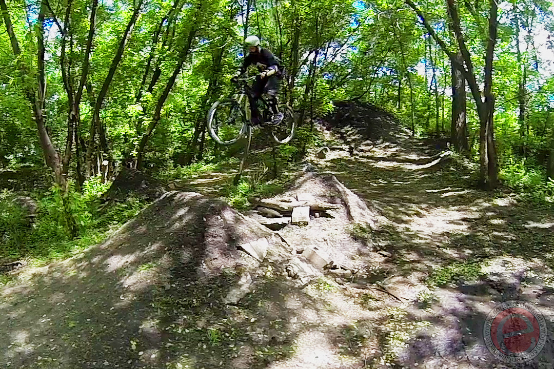 double track mountain biking trails