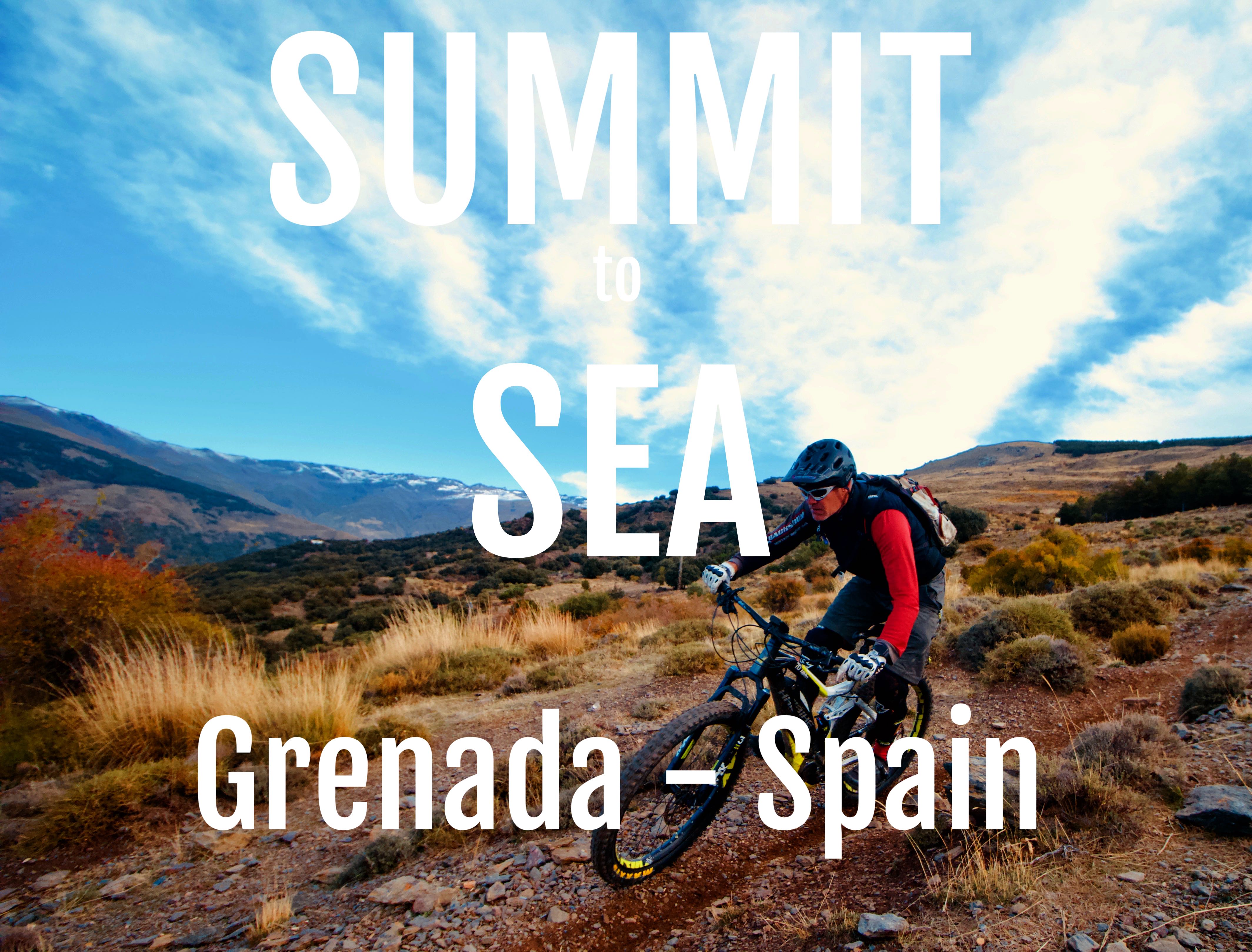 Summit to Sea Ride in Granada South of Spain Charlie Mountain