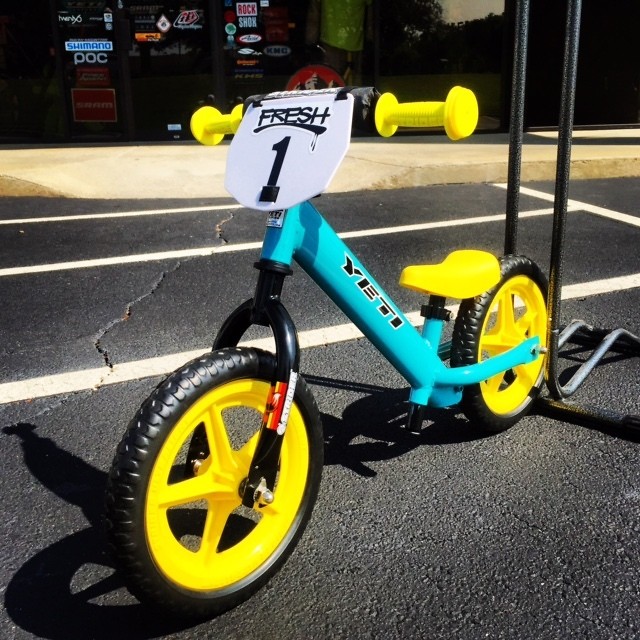strider bike setup