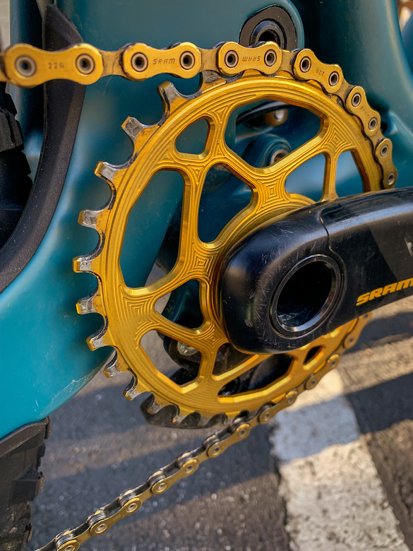 gold chainring mtb