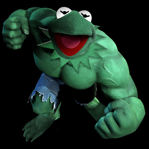 kermit and hulk
