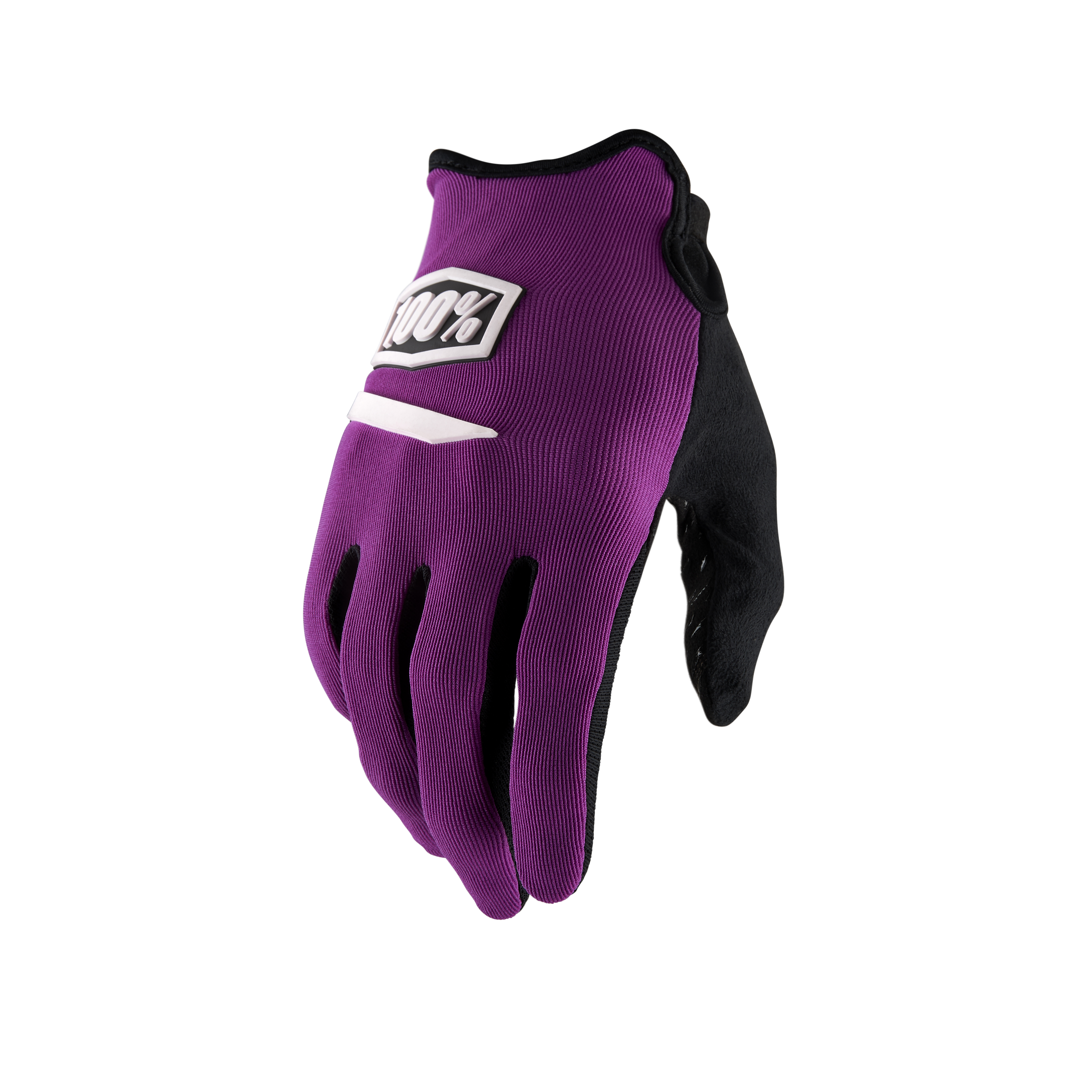 purple bike gloves