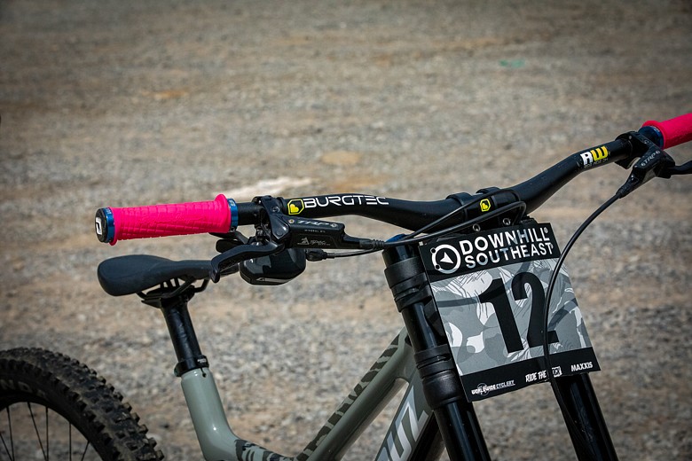 pink bike grips
