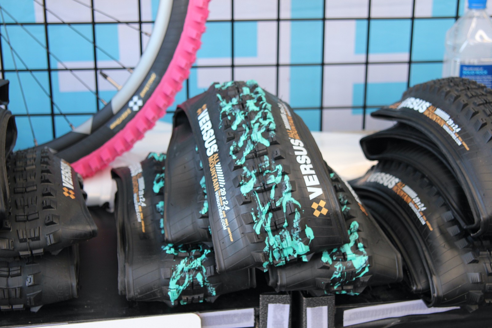 Versus Tires, Blue Splatter BHowell Mountain Biking Pictures