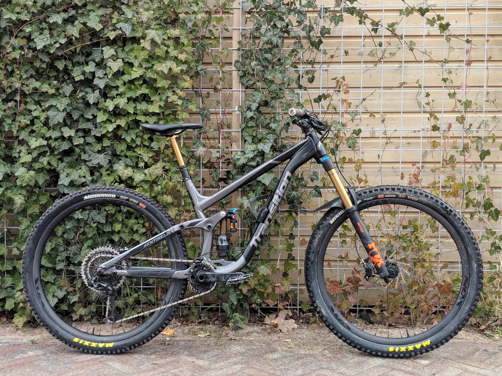 Transition sentinel rear shock Clearance