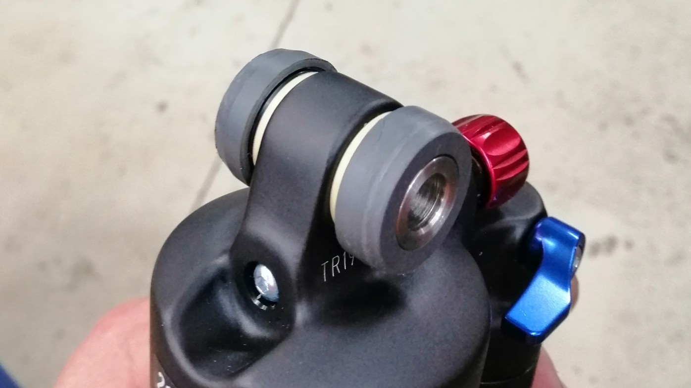 Custom eyelet hardware. 