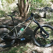 Tirador Titanium long travel hardtail with Trust Shout fork