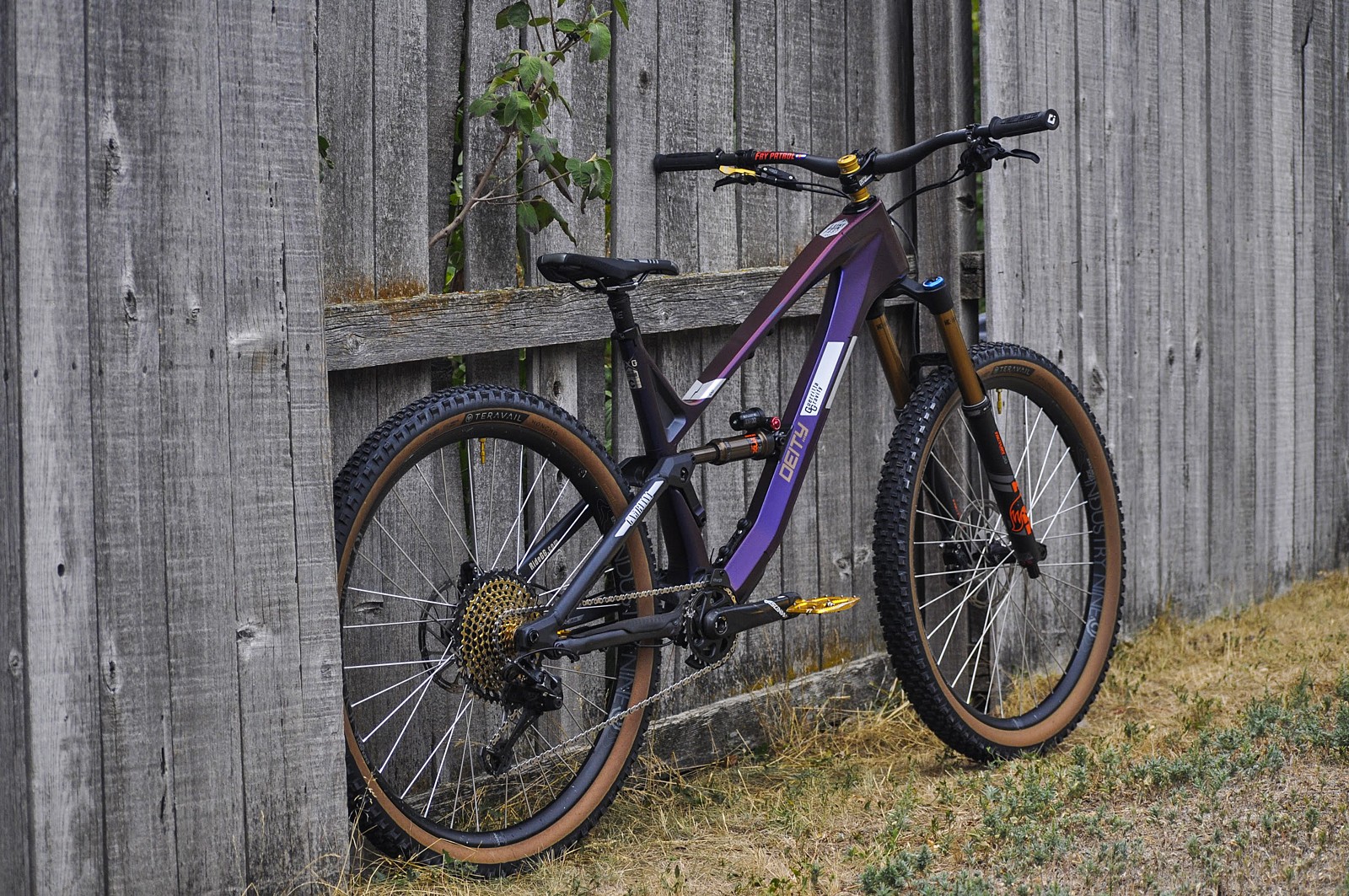 Vinyl wrapped 2020 Gnarvana The Notorious PFC MTB Mountain Biking