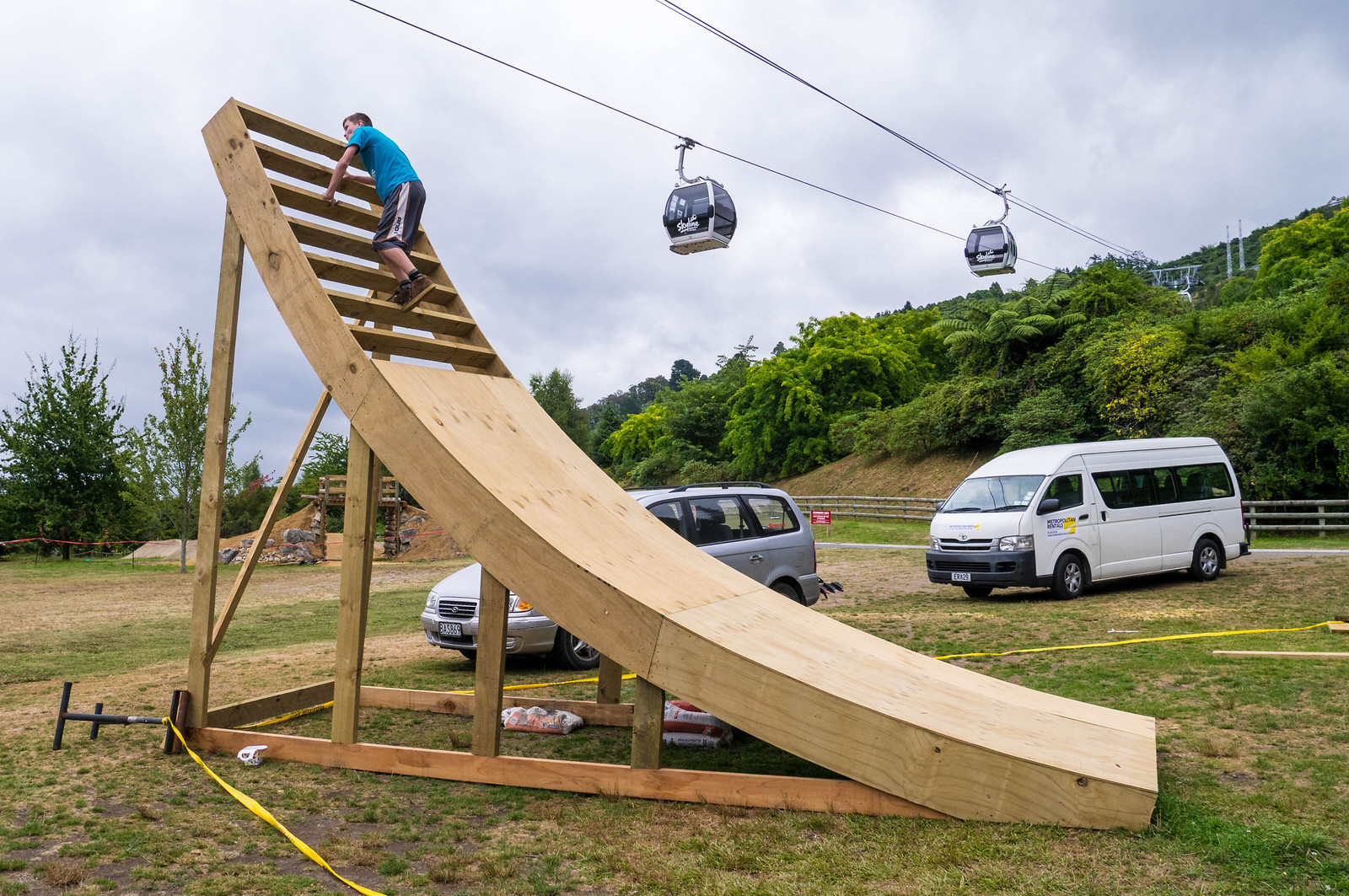 Huge takeoff ramp MattPatt Mountain Biking Pictures Vital MTB