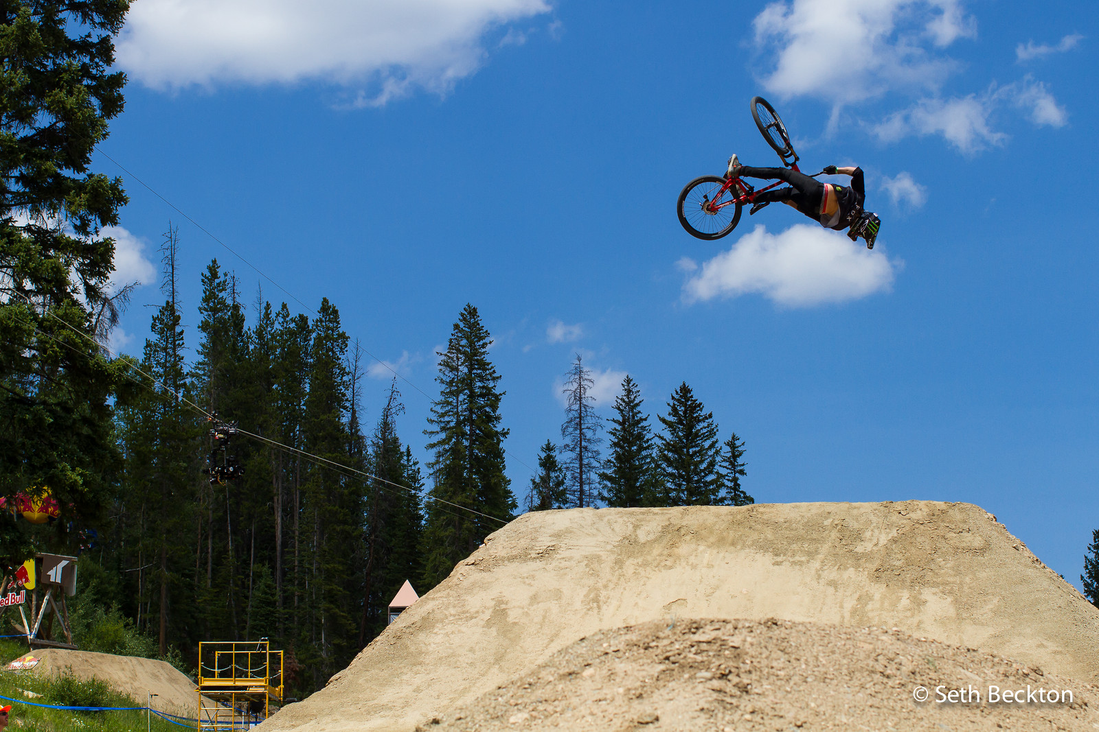 Colorado Freeride Festival Slopestyle Finals Action Brett Rheeder