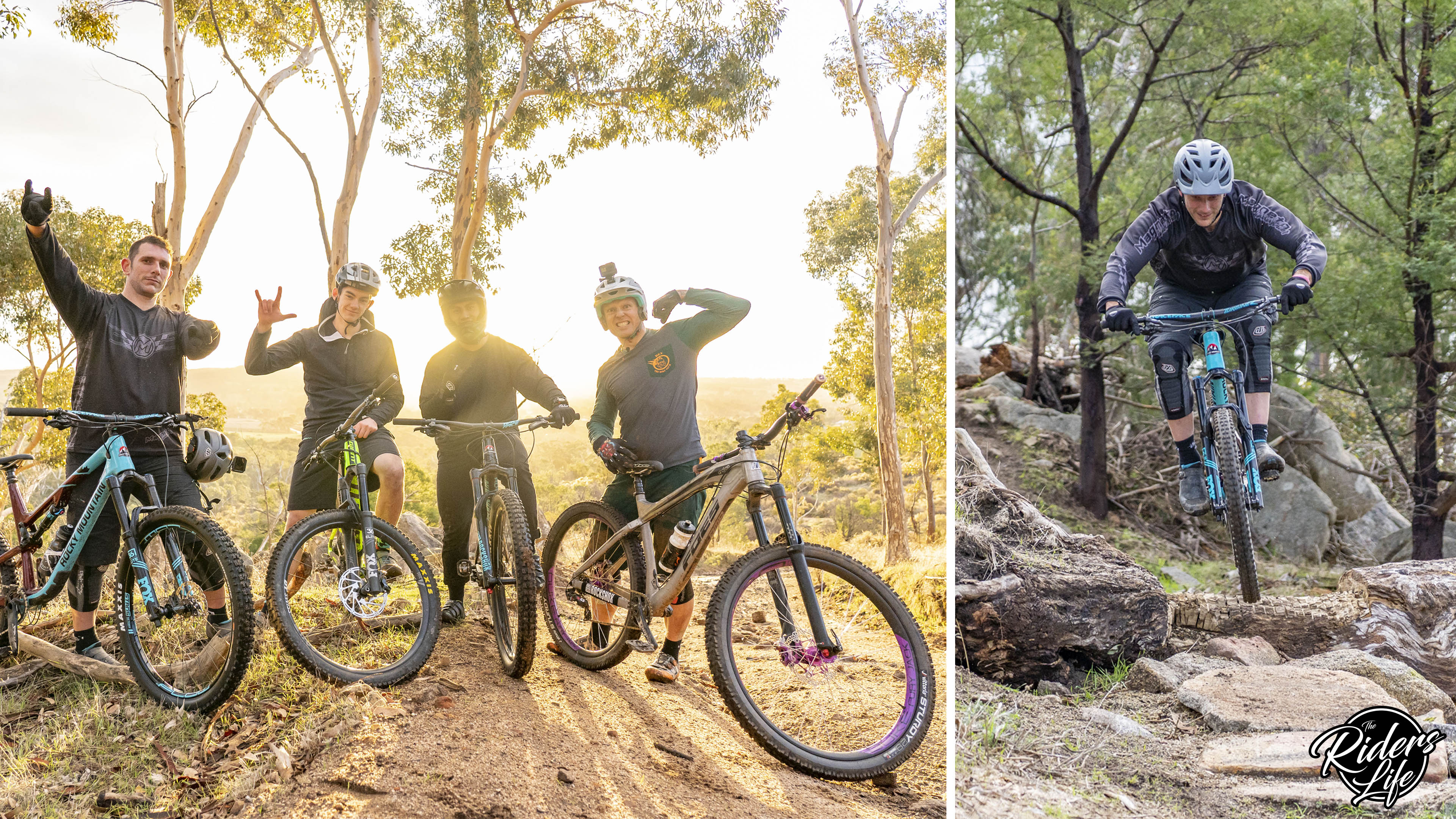 La Larr Ba Gauwa MTB Park in Harcourt, Victoria Liam Renaut