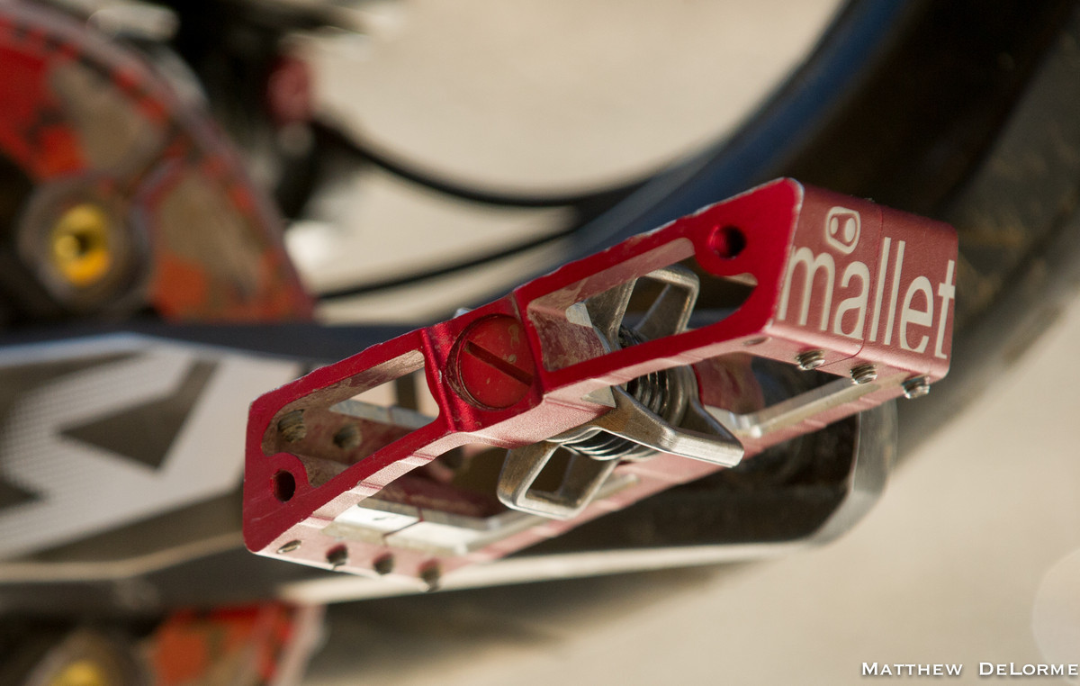 Mallet DH Pedal Mountain Creek Pro GRT Bike Check Mountain Biking