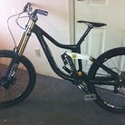 2012 Kona Supreme Operator CUstom powder coated matte black