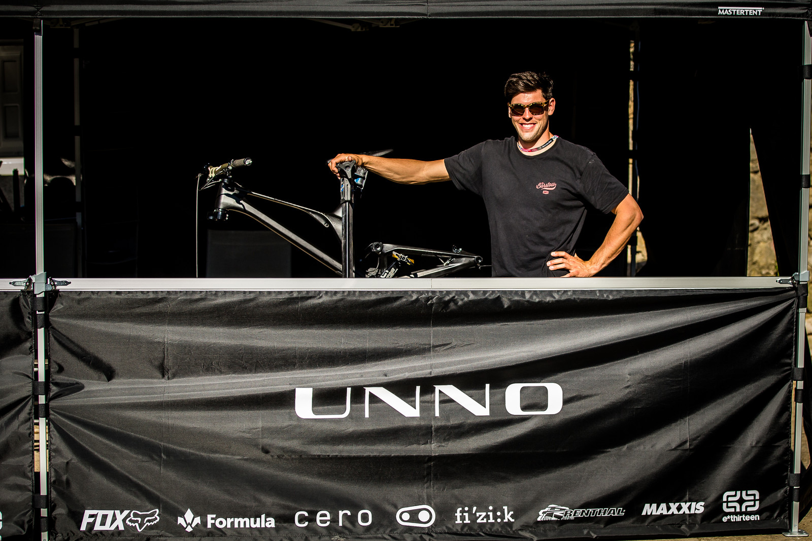 Greg Williamson with his UNNO 2018 Losinj World Cup Pit Bits