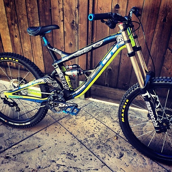 red bull rampage pro bikes tyler mccaul s gt fury iceman2058 mountain biking pictures vital mtb