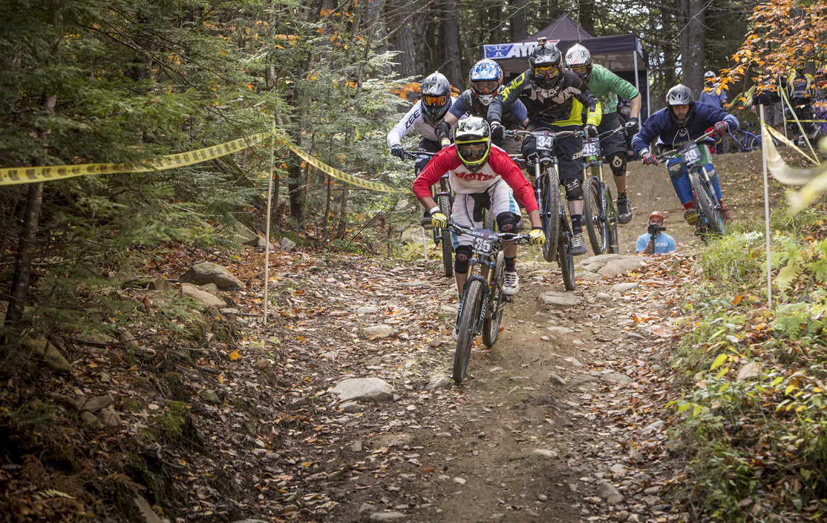 Taking the lead! Highland Mountain Bike Park Mountain Biking