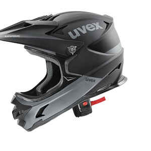Uvex HLMT 10 Bike Full Face Helmet (202) - Black/Gray Matt