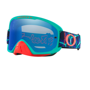Oakley O-Frame 2.0 Pro MTB Goggles - Blue Webstar Strap/Black Ice Iridium Lens - 2023