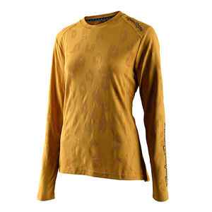 Troy Lee Designs Lilium Long Sleeve Women's Jersey - Jacquard Honey (2023)