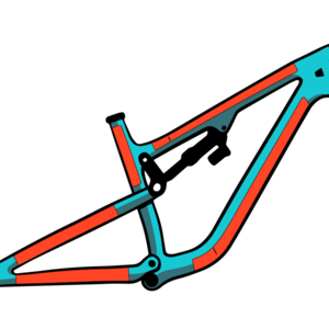 RideWrap Covered Dual Suspension MTB Frame Protection Kit