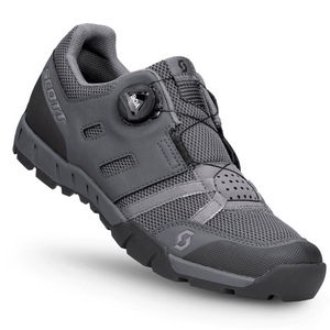 Scott Sport Crus-r Boa Clipless Shoe (2024) - Dark Gray/Black
