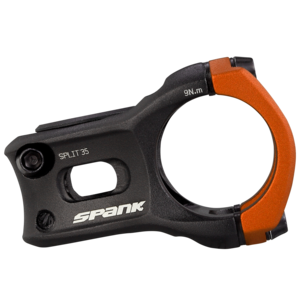 Spank SPLIT 35 Stem - Black Orange (2023 color)