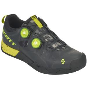 Scott AR Boa Clip shoe in black/sulphur yellow