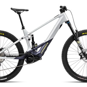 2023 Orbea Wild FS M10 (Halo Silver/Tanzanite Carbon View)