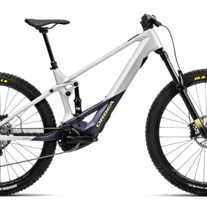2023 Orbea Wild FS M20 (Halo Silver/Tanzanite Carbon View)